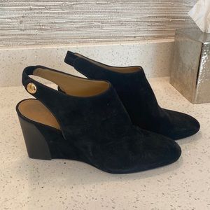 Tory Burch shoe booties Black suede Sz 11
